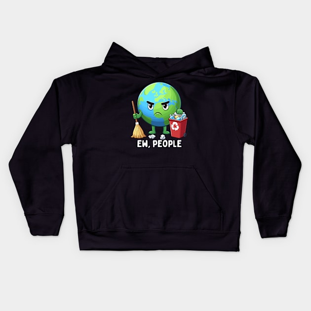 Ew People Kids Hoodie by Etopix